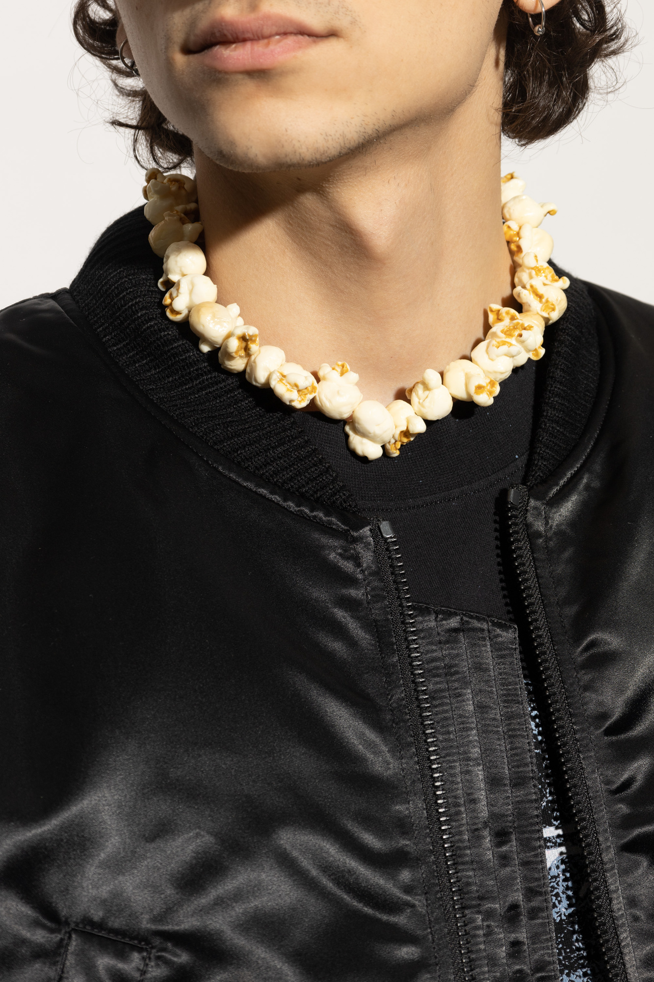 Acne Studios Necklace with popcorn motif | Men's Jewellery